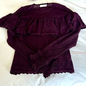 Maroon Ulla Johnson Knit Sweater